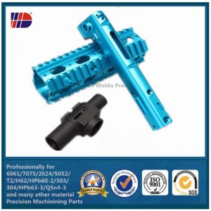 606 7075 정밀 CNC 머시닝 예비 부품, 산화 피막 처리