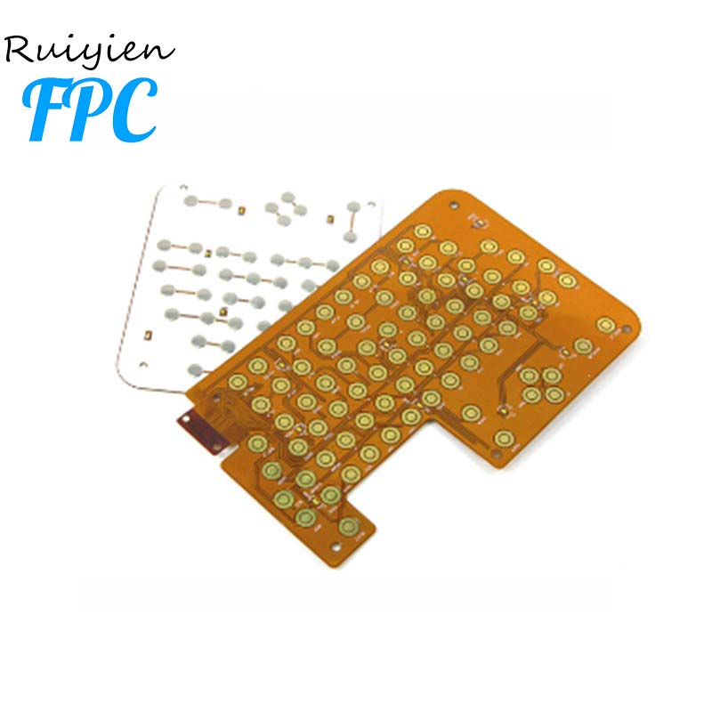 제조 유연한 인쇄 회로 fpc 접착 polyimide 소재 금 손가락 지문 flex pcb 회로 보드 fpc 케이블