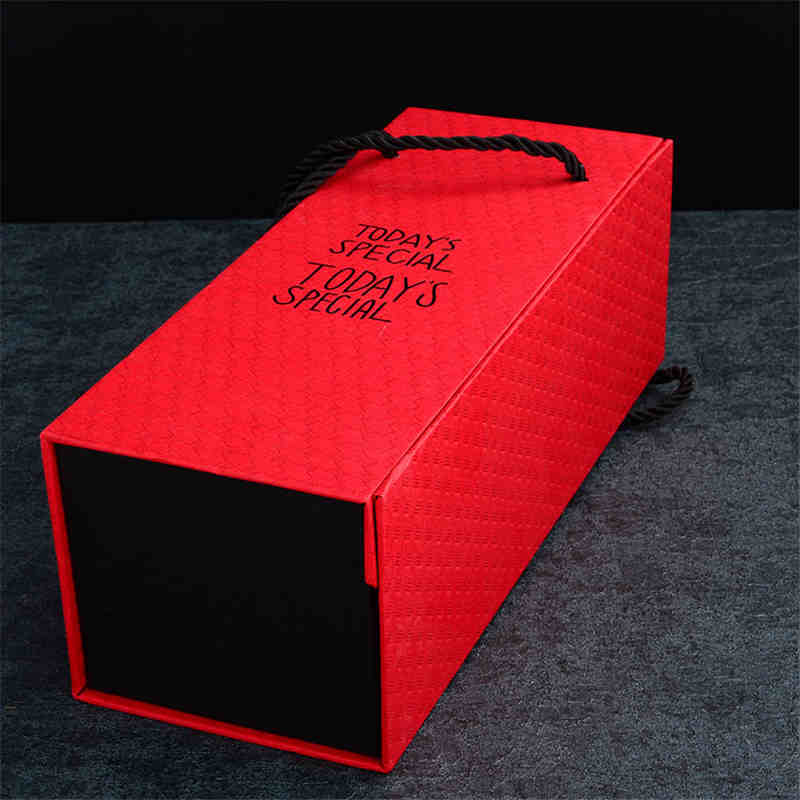 사용자 정의 럭셔리 선물 종이 골 판지 매트 블랙 박스 포장