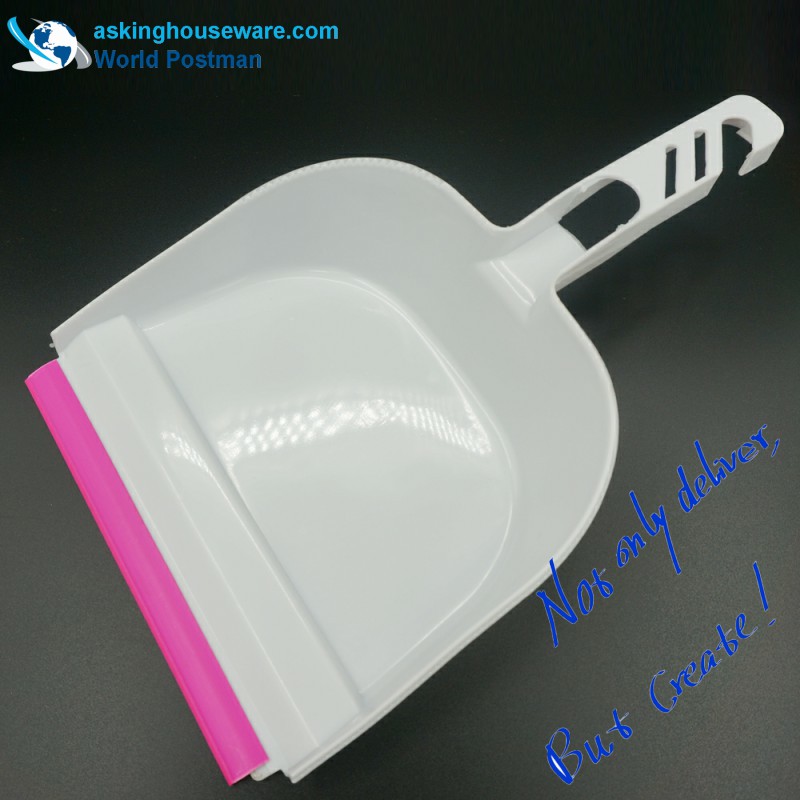 핸들 잠금 장치가있는 Akbrand Square Dustpan 브러시 빗자루