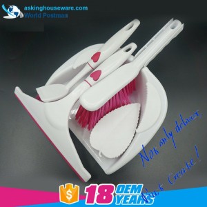 Akbrand Dustpan Brush 빗자루 창 스퀴지 접시 브러쉬 닦고 브러쉬 4in1 청소 도구 세트