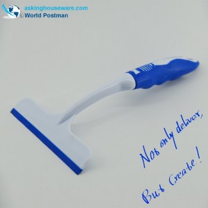 부드러운 TPR 손잡이가있는 Akbrand 작은 사각형 스퀘어 윈도우 스퀴지