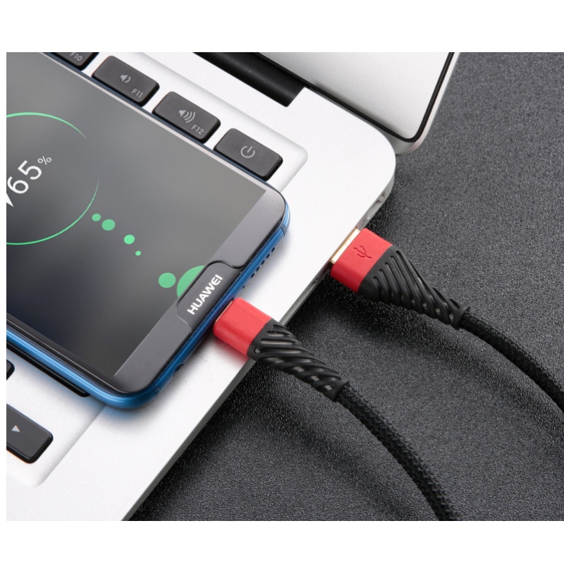 USB C 케이블 3.0, USB Type C 케이블 삼성 Galaxy S8, S9 Plus, Note 8, LG v20, G6, G5, v30, Google Pixel 2 XL, Nexus 6-3 Pack Red 용 휴대 전화 케이블에 USB 고속 충전