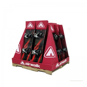 사용자 정의 POP 휴대용 층 소매 골 판지 카운터 탑 디스플레이