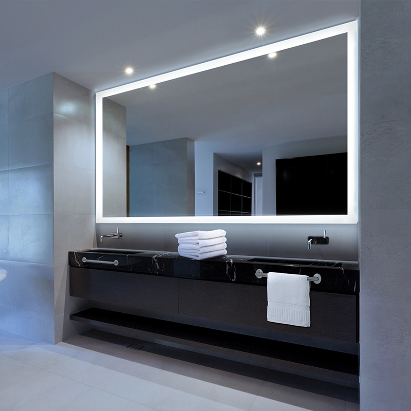 EU 및 미국 럭셔리 조명 된 백라이트 욕실 조명 된 거울 -ENE-AL-101 LED