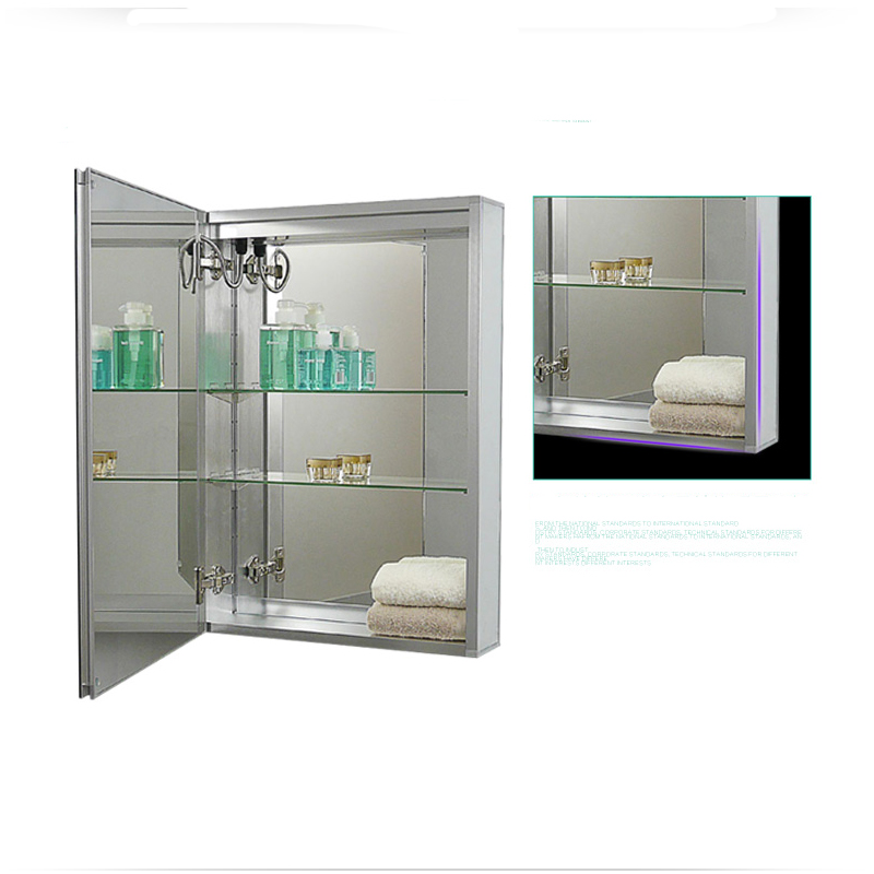 EU 및 미국 럭셔리 LED 조명이 백라이트 욕실 거울 의학 캐비닛 -ENE-AC-102