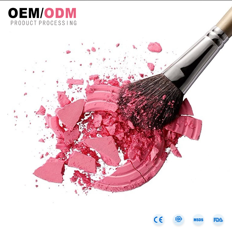 OEM 얼굴 메이크업 개인 라벨 longlasting 방수 홍당무 단일 색상 무광택 판지 블러셔