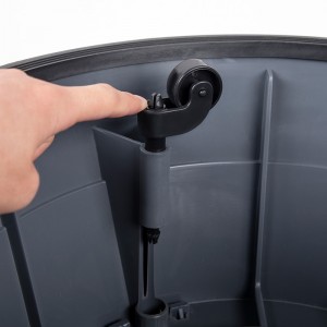 가정, 주방 및 욕실에 대 한 플라스틱 라운드 단일 Removeable 단계 자