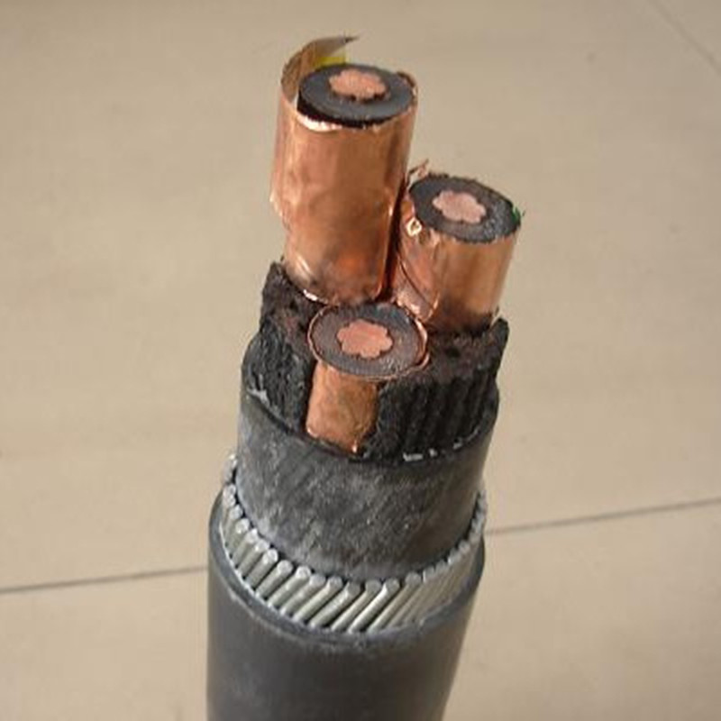 3core 1core 400mm2 Swa 구리 외장 케이블 / 전력 케이블