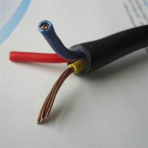 0.6 / 1kv 3 X 6mm2 LV 전원 케이블 Pvc 절연 된 Cu 솔리드 / Stranded 지휘자