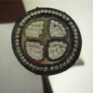 전력 Xlpe 알루미늄 기갑 케이블 / 4 코어 기갑 케이블