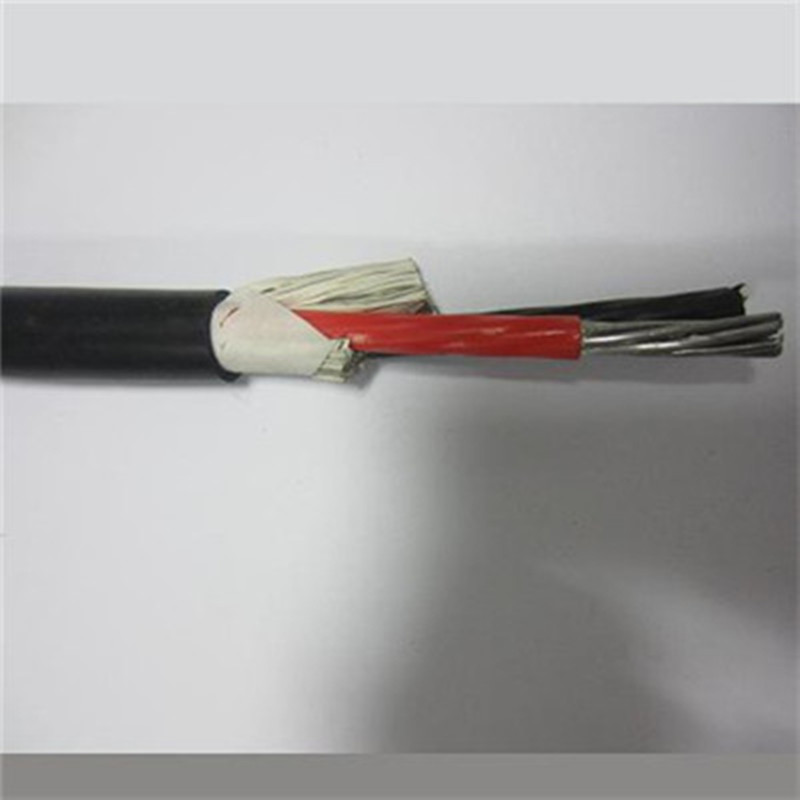 HDPE / PE 재킷 방수 지 하 2 코어 알루미늄 케이블 저전압