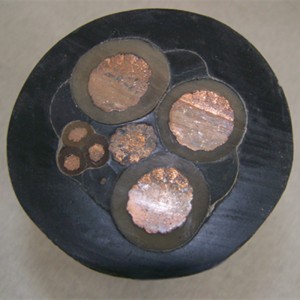 MV 3 / C CU 15KV 220NL-XLPE 133 % TS ARMOR-X PVC 케이블