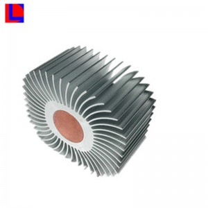 알루미늄 합금 압출 히트 싱크 하우징