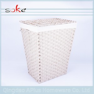 100 % PE 등나무 직물 저장 상자 또는 바구니
