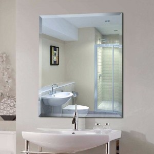 FRAMELESS BEELELED ALUMINUM GLASS MIRROR
