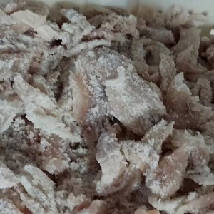 건조 소금에 절인 알래스카 폴락 필레 migas