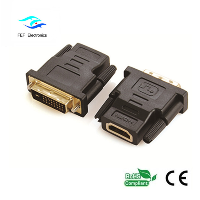 DVI (18 + 1) 수컷 - HDMI 암컷 어댑터 코드 : FEF_HD-001