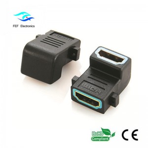 HDMI 여성 어댑터에 90도 각도 유형 코드 : FEF-H-007