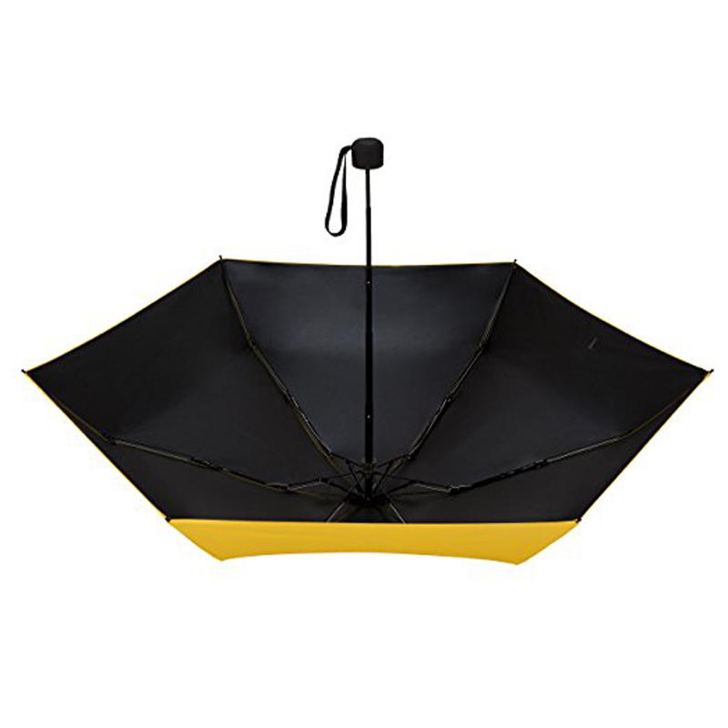 태양 우산 라이트 파라솔 미니 안티 자외선 노란색 작은 우산