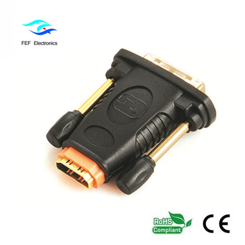 DVI 24 + 1 male 어댑터에 HDMI female 여성용 컨버터 코드 : FEF-HD-006