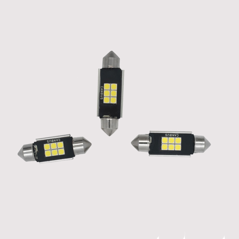 새로운 슈퍼 밝은 CANBUS 3030 6smd C5W 꽃 줄기 31mm 36mm 39mm 42mm led 빛