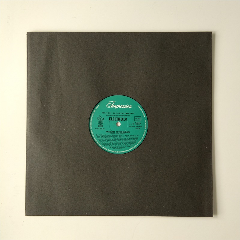 33RPM Black Paper Vinyl 레코드 보관함 내부 보호기