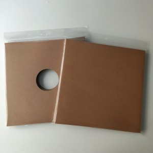 12 Vinyl 33 RPM Records 골판지 LP 재킷 커버