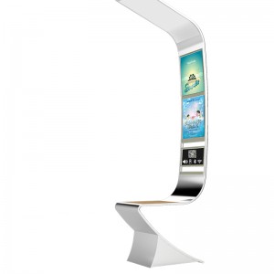 광고 장비 솔라 LED 조명 스마트 벤치