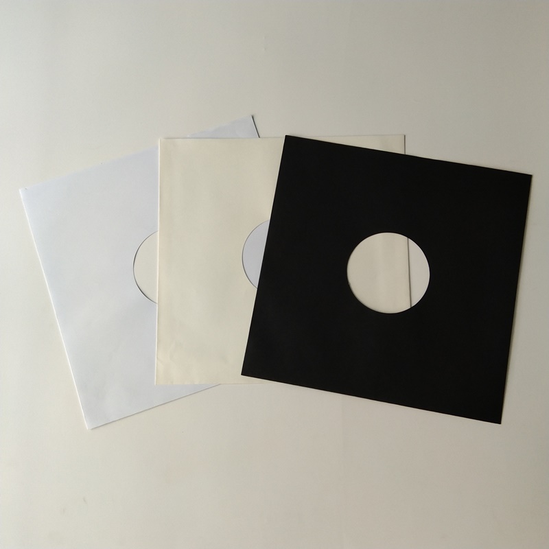 33RPM Black Paper Vinyl 레코드 보관함 내부 보호기