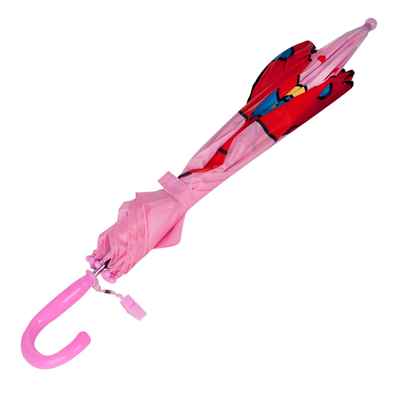 상단 판매 광고 분홍색 나비 사진 동물 어린이 맞춤식 자동 열기 직선 우산