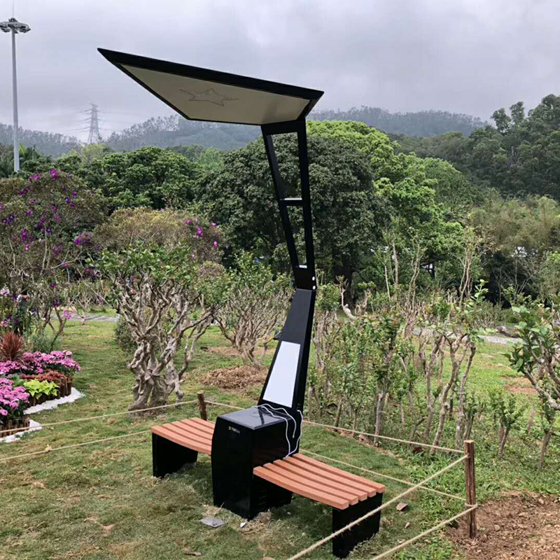 우리의 스마트 벤치는 심천 도시의 꽃 시장에서 승인을 받았습니다.