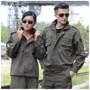 전문 사용자 정의 형광 오렌지색 위생복