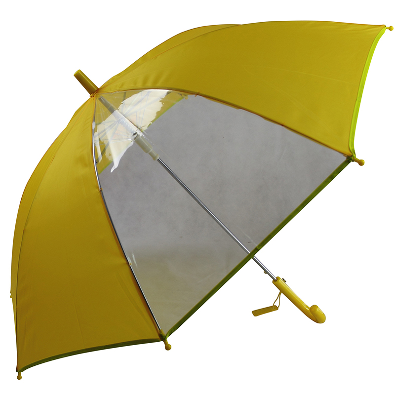 키즈 패브릭 우산 창 패널 우산 인쇄 어린이 비 우산
