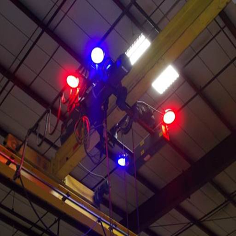 오버 헤드 크레인 경고등 LED 스포트 라이트 84-120W- 빨강 / 파랑