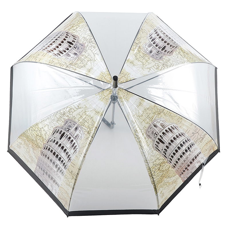 어린이를위한 인쇄 POE 우산을 가진 명확한 물자 열려있는 인쇄