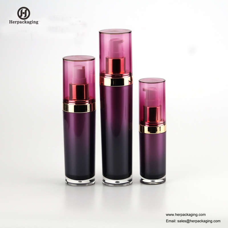 HXL313 빈 아크릴 airless 크림과 로션 병 화장품 포장 스킨 케어 컨테이너