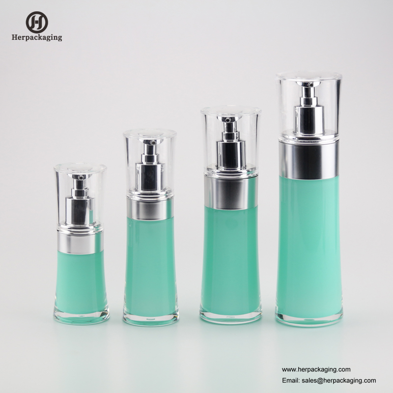 HXL317 빈 아크릴 airless 크림과 로션 병 화장품 포장 스킨 케어 컨테이너