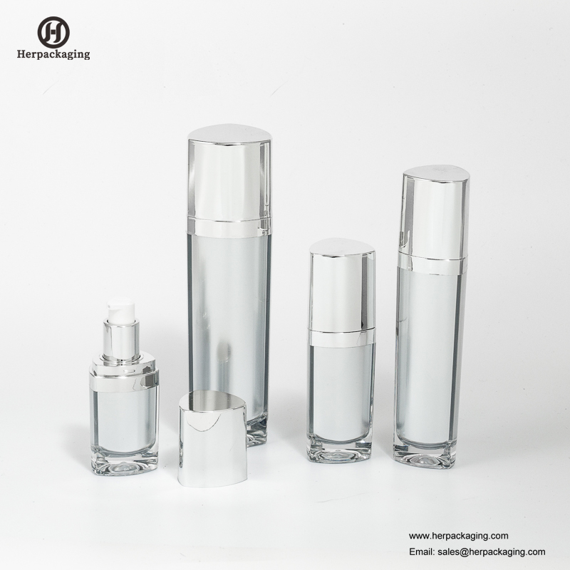 HXL318 빈 아크릴 airless 크림과 로션 병 화장품 포장 스킨 케어 컨테이너