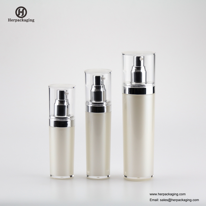 HXL321 빈 아크릴 airless 크림과 로션 병 화장품 포장 스킨 케어 컨테이너