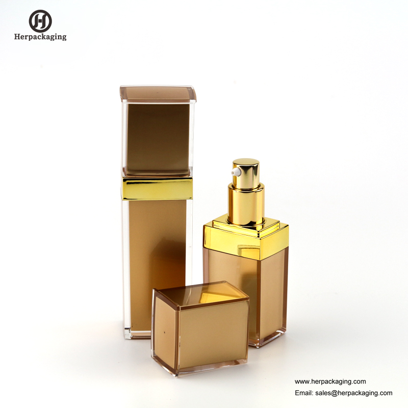 HXL324 빈 아크릴 airless 크림과 로션 병 화장품 포장 스킨 케어 컨테이너