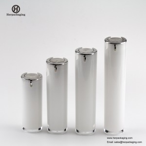 HXL413 빈 아크릴 airless 크림과 로션 병 화장품 포장 스킨 케어 컨테이너