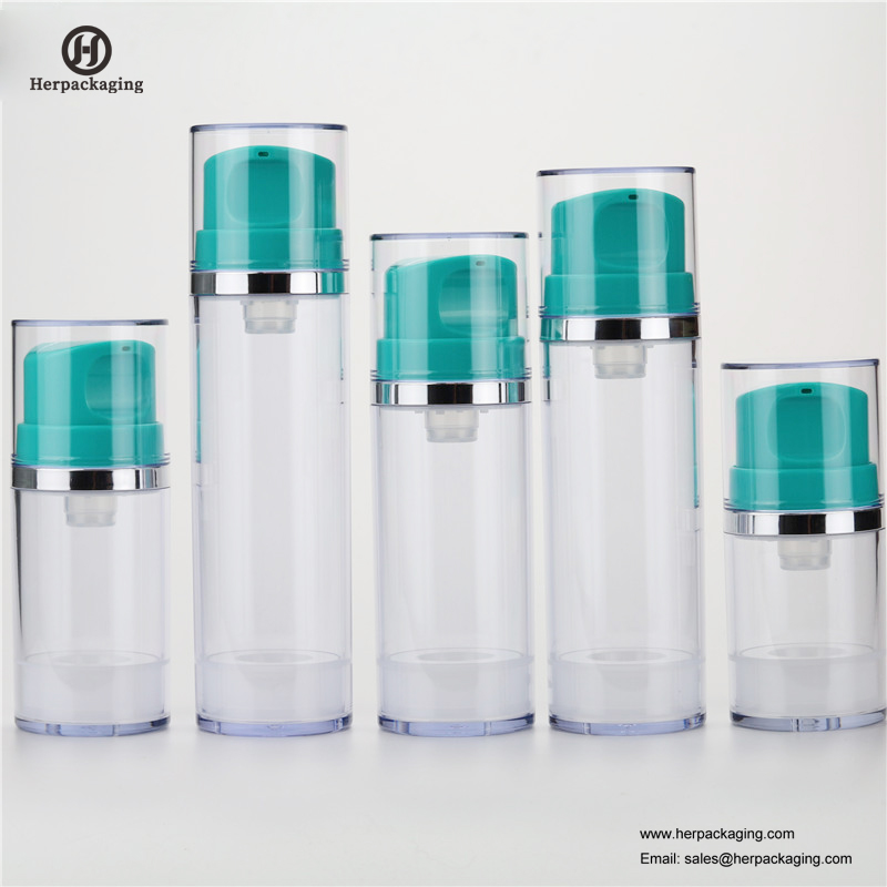 HXL415 빈 아크릴 airless 크림과 로션 병 화장품 포장 스킨 케어 컨테이너