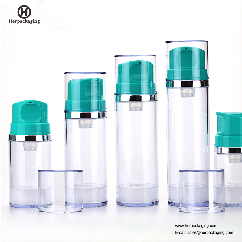 HXL415 빈 아크릴 airless 크림과 로션 병 화장품 포장 스킨 케어 컨테이너