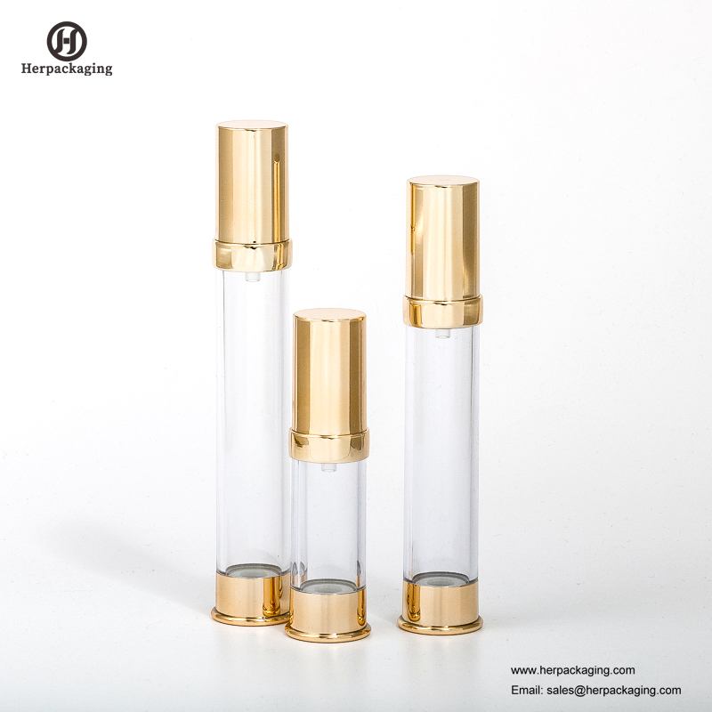 HXL422 빈 아크릴 airless 크림과 로션 병 화장품 포장 스킨 케어 컨테이너