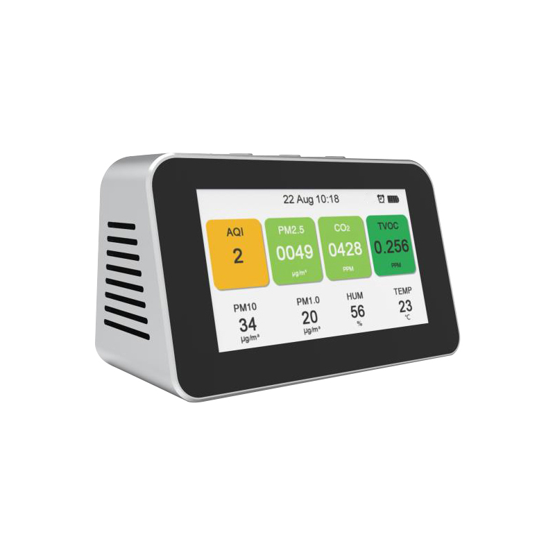 Dienmern 새로운 공기 검출기 레이저 센서 PM2.5 검출기 휴대용 정확한 CO2 PM10 공기 품질 모니터 TVOC AQI