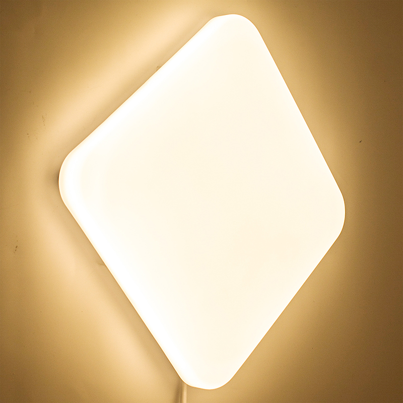 led 모션 센서 천장 마운트 led 조명 사각형 천장 조명기구 3 년 영장 LED 천장 조명 멋진