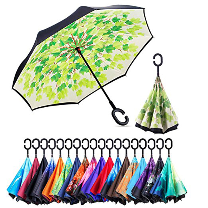 개성파 선물 품목 매뉴얼 바람막이 반전 꽃 비가 우산