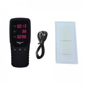 PM2.5 HCHO TVOC 공기 감지기 모니터
