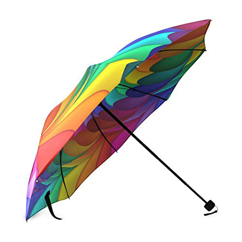 다채로운 인쇄 디자인 매뉴얼 오픈 마케팅 3 배 우산